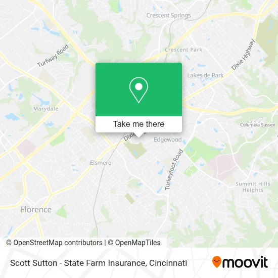 Scott Sutton - State Farm Insurance map