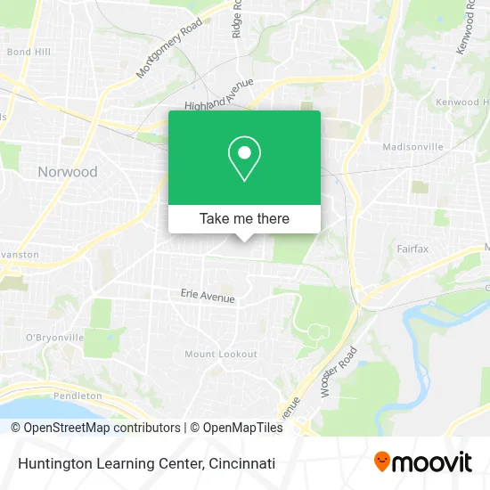 Huntington Learning Center map