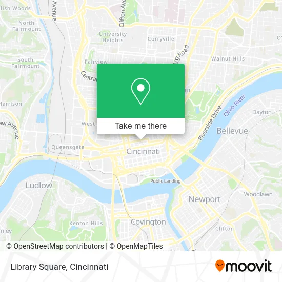 Library Square map