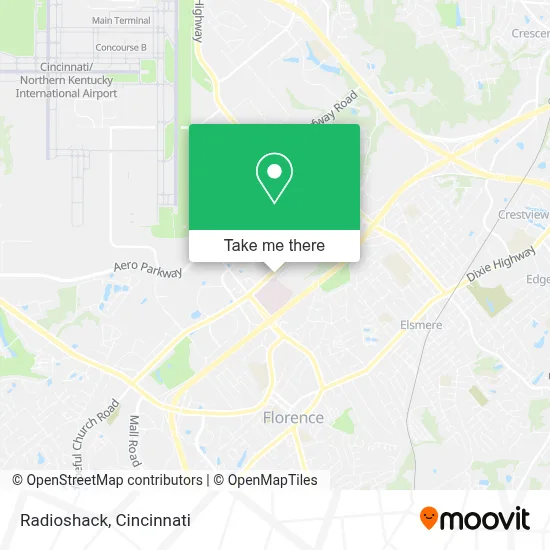 Radioshack map
