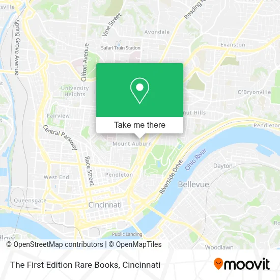 The First Edition Rare Books map