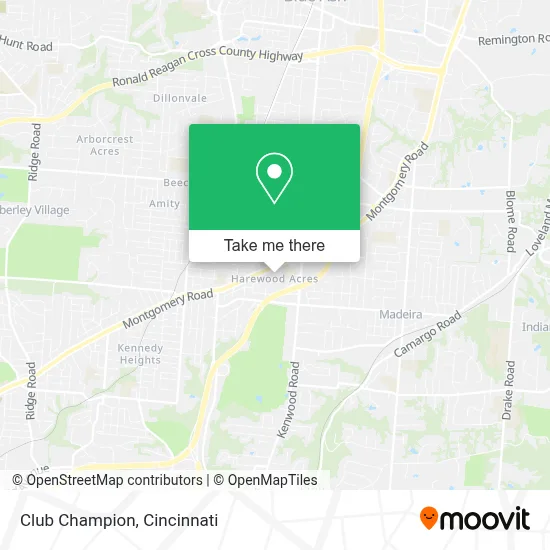 Club Champion map