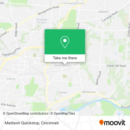 Madison Quickstop map
