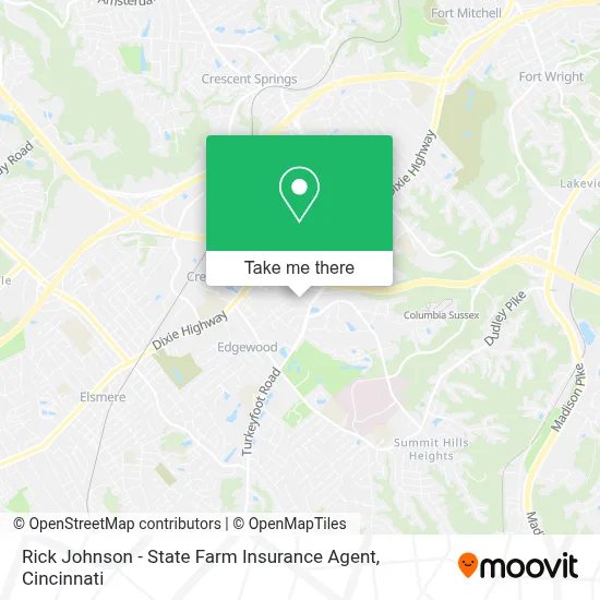 Rick Johnson - State Farm Insurance Agent map