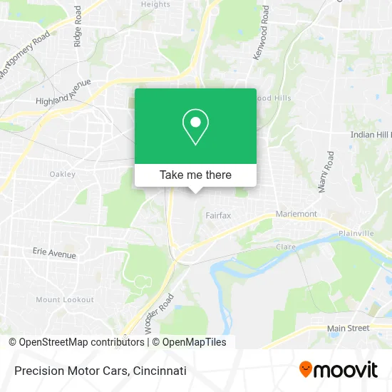 Precision Motor Cars map