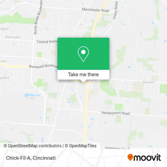 Chick-Fil-A map