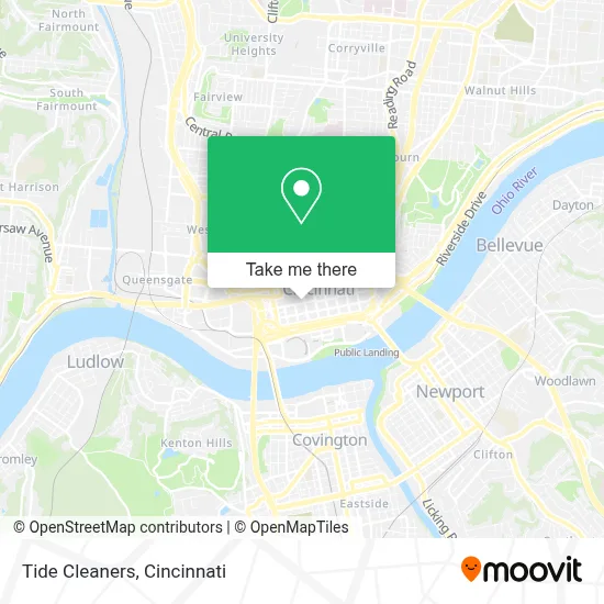 Tide Cleaners map