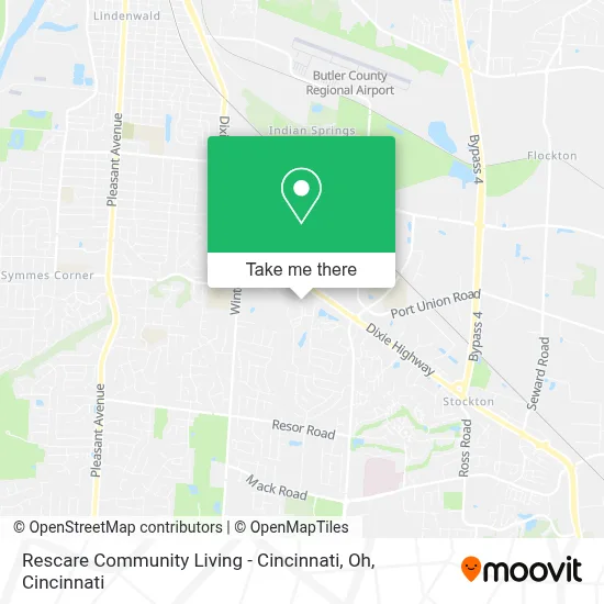 Rescare Community Living - Cincinnati, Oh map
