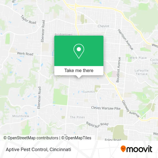 Aptive Pest Control map