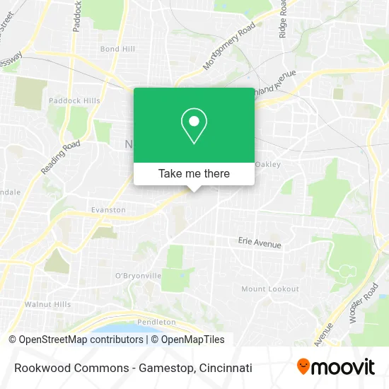 Rookwood Commons - Gamestop map