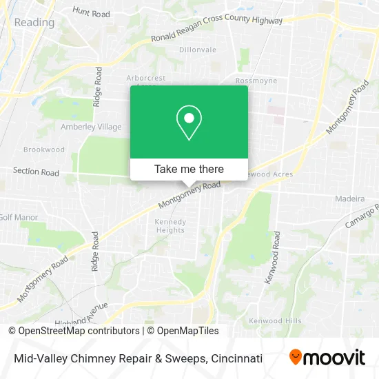 Mid-Valley Chimney Repair & Sweeps map