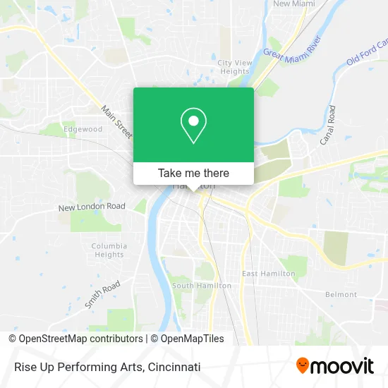 Rise Up Performing Arts map
