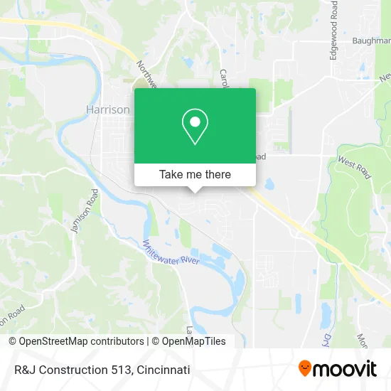 R&J Construction 513 map