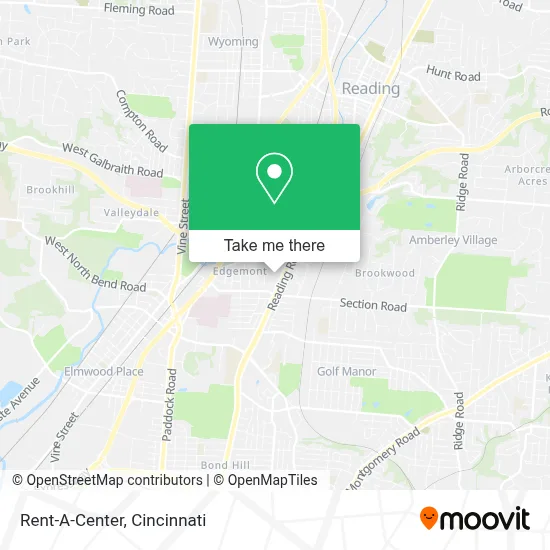 Rent-A-Center map