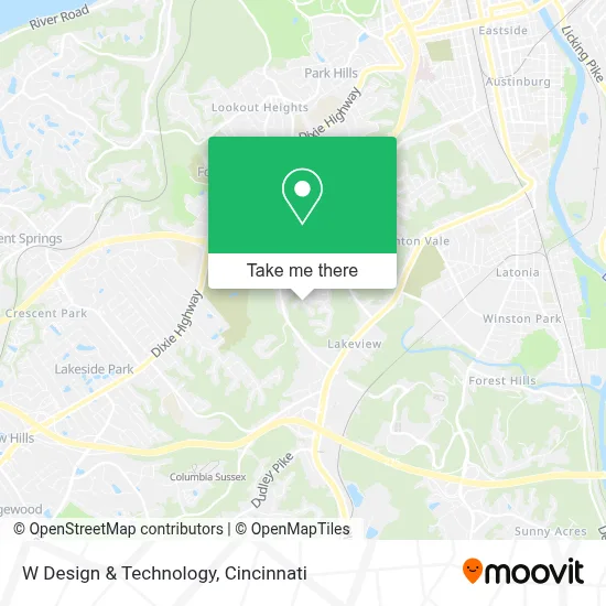 W Design & Technology map