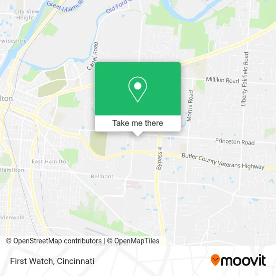 First Watch map
