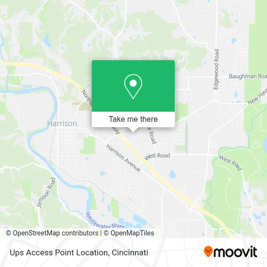 Ups Access Point Location map