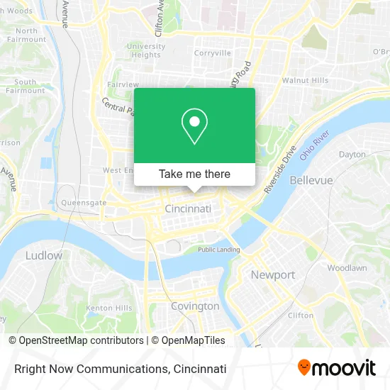 Rright Now Communications map