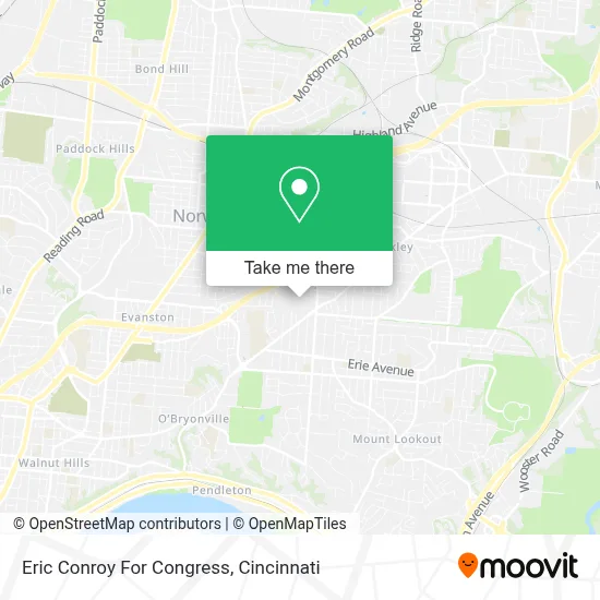 Eric Conroy For Congress map