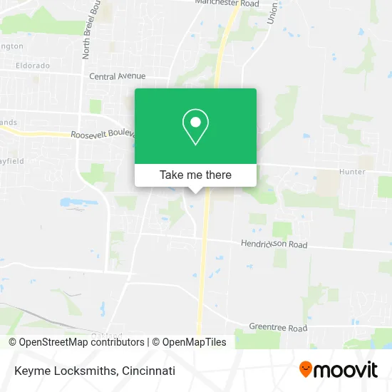Keyme Locksmiths map
