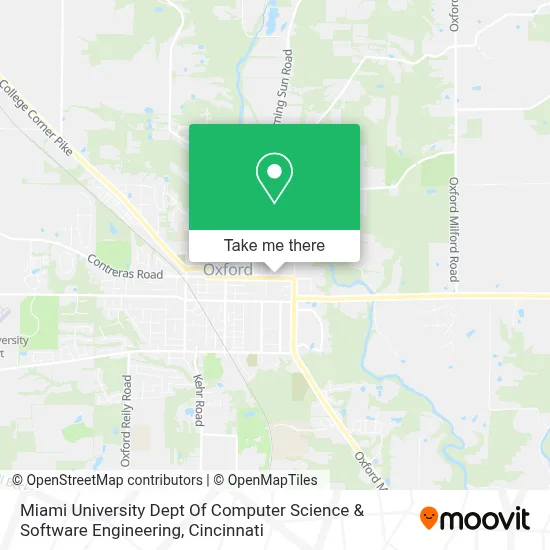 Miami University Dept Of Computer Science & Software Engineering map