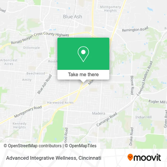 Advanced Integrative Wellness map
