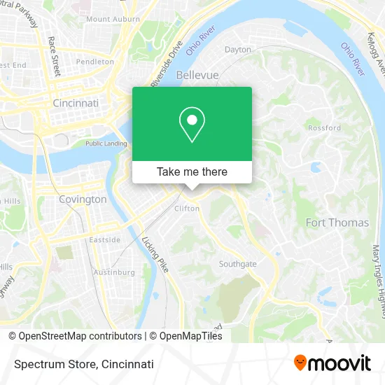 Spectrum Store map