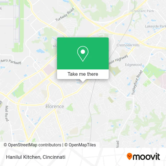 Hanilul Kitchen map