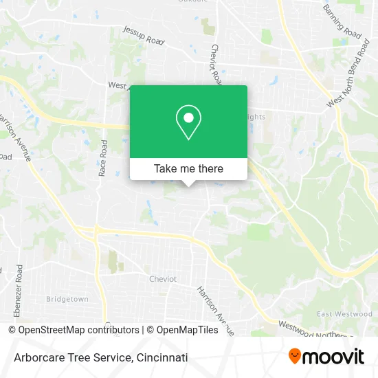 Arborcare Tree Service map