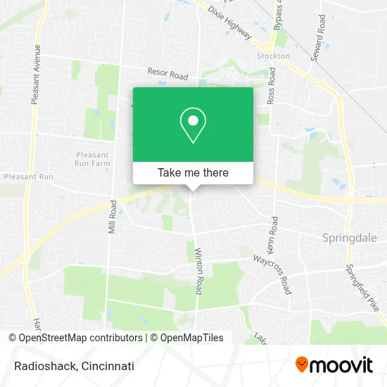 Radioshack map