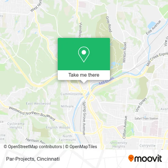 Par-Projects map