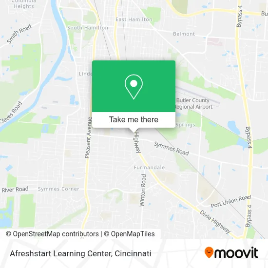 Afreshstart Learning Center map