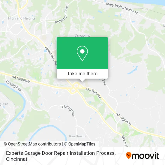 Experts Garage Door Repair Installation Process map