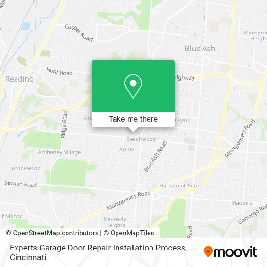 Experts Garage Door Repair Installation Process map