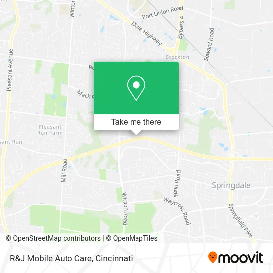 R&J Mobile Auto Care map