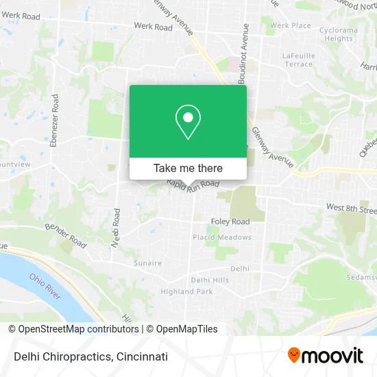 Delhi Chiropractics map