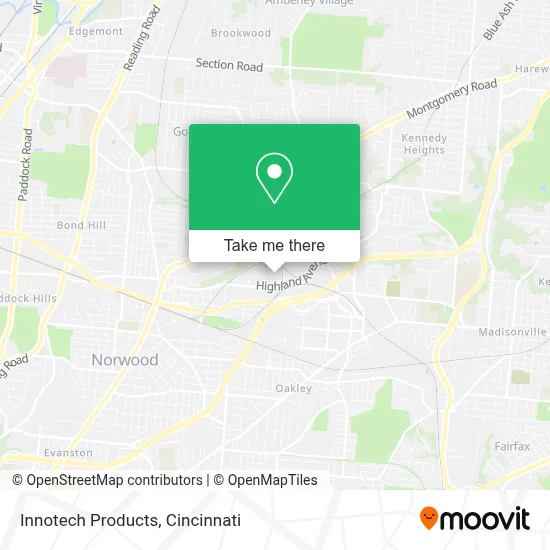 Innotech Products map