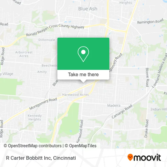 R Carter Bobbitt Inc map
