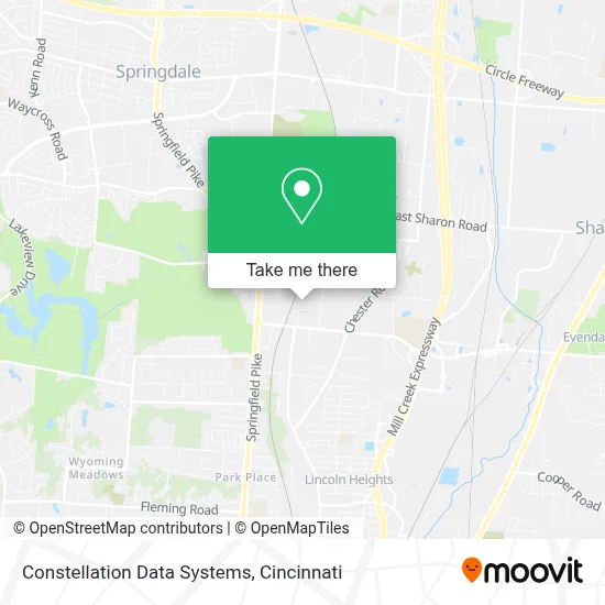 Constellation Data Systems map