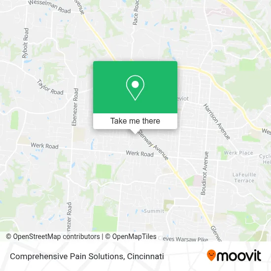 Comprehensive Pain Solutions map