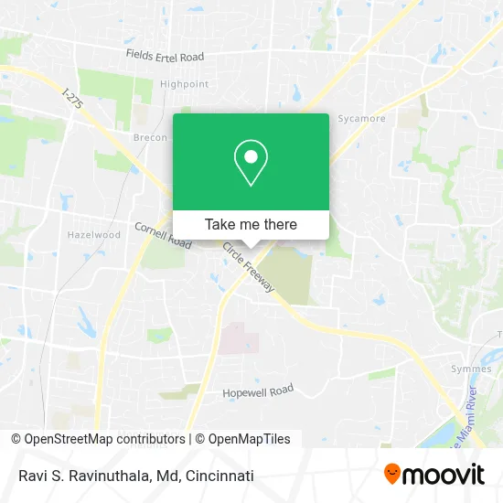 Ravi S. Ravinuthala, Md map