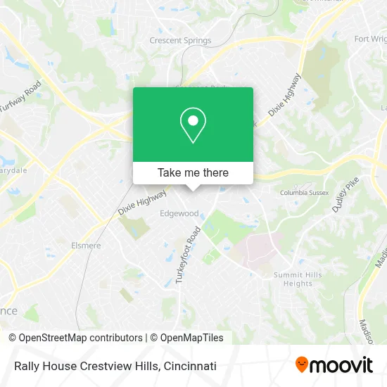 Rally House Crestview Hills map