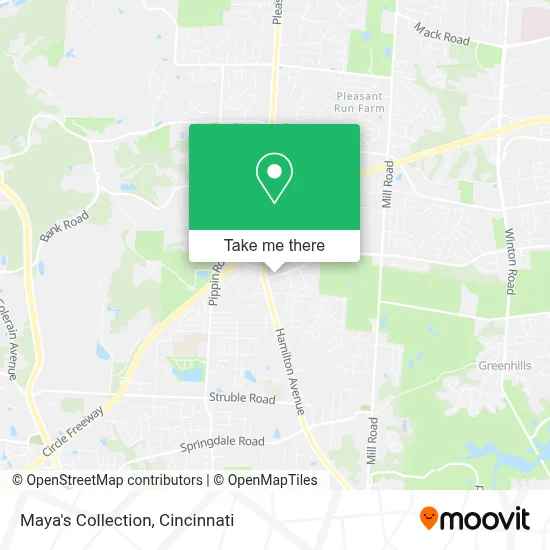 Maya's Collection map
