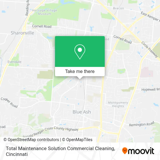 Total Maintenance Solution Commercial Cleaning map