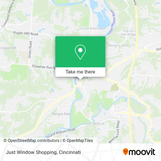 Just Window Shopping map