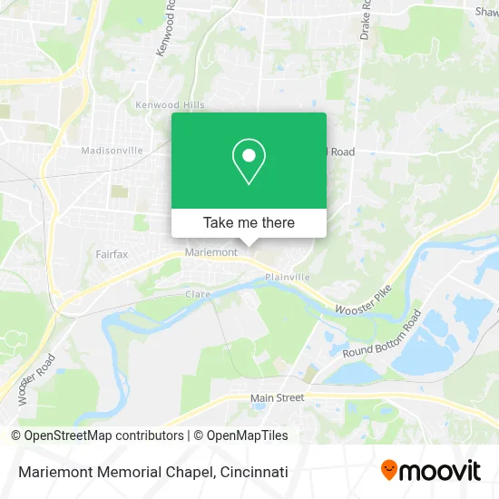 Mariemont Memorial Chapel map