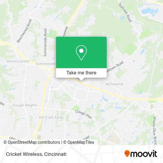 Cricket Wireless map