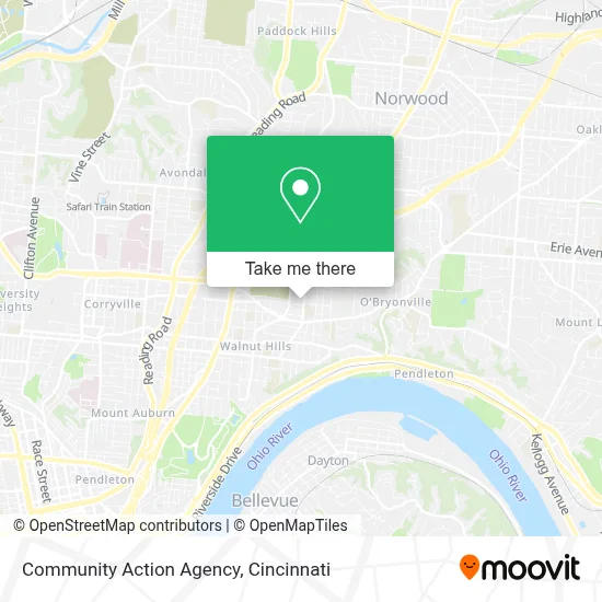 Community Action Agency map