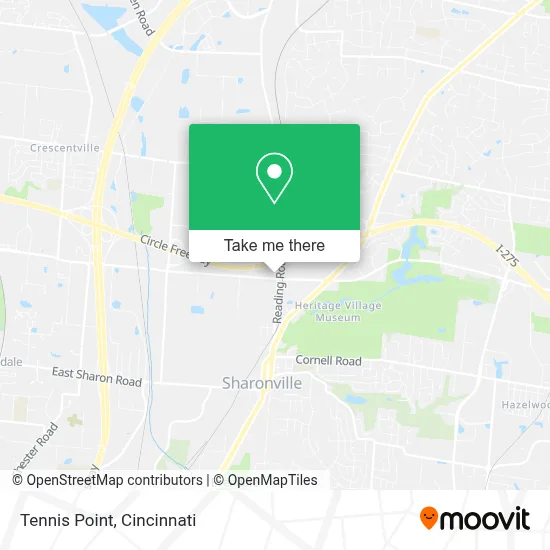 Tennis Point map