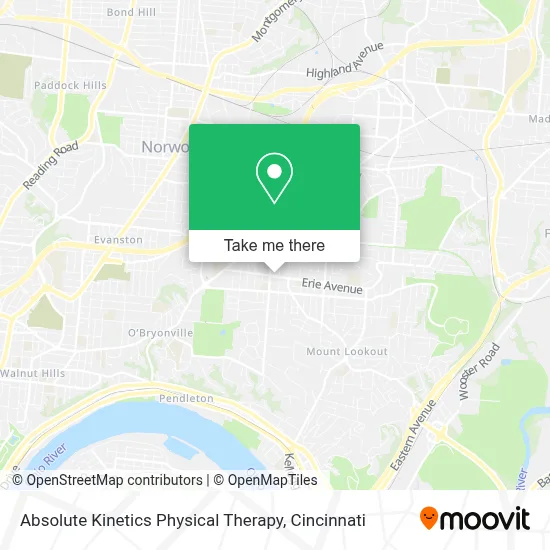 Absolute Kinetics Physical Therapy map